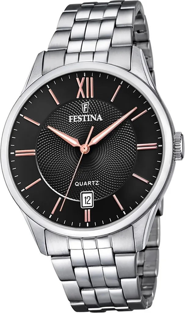 Festina F20425/6 Montre Homme Acier Inoxydable Argenté - Cadran Épuré