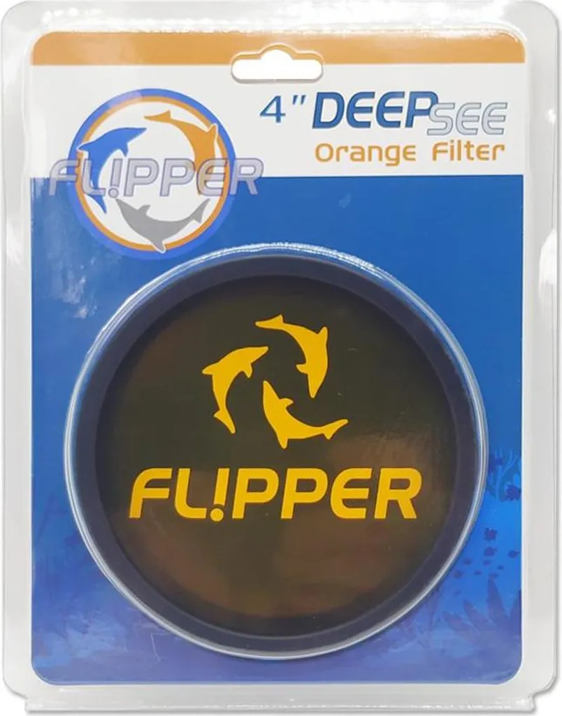 Flipper Deepsee Orange Lens Filter Standard pour Photographie de Coraux