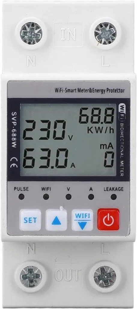 Surveillance WiFi pour facturation d'énergie et gestion à distance LCD
