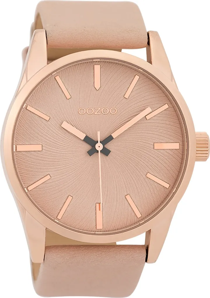 Montre Oozoo C9626A Timepieces Femme en Cuir Rose et Quartz Analogique