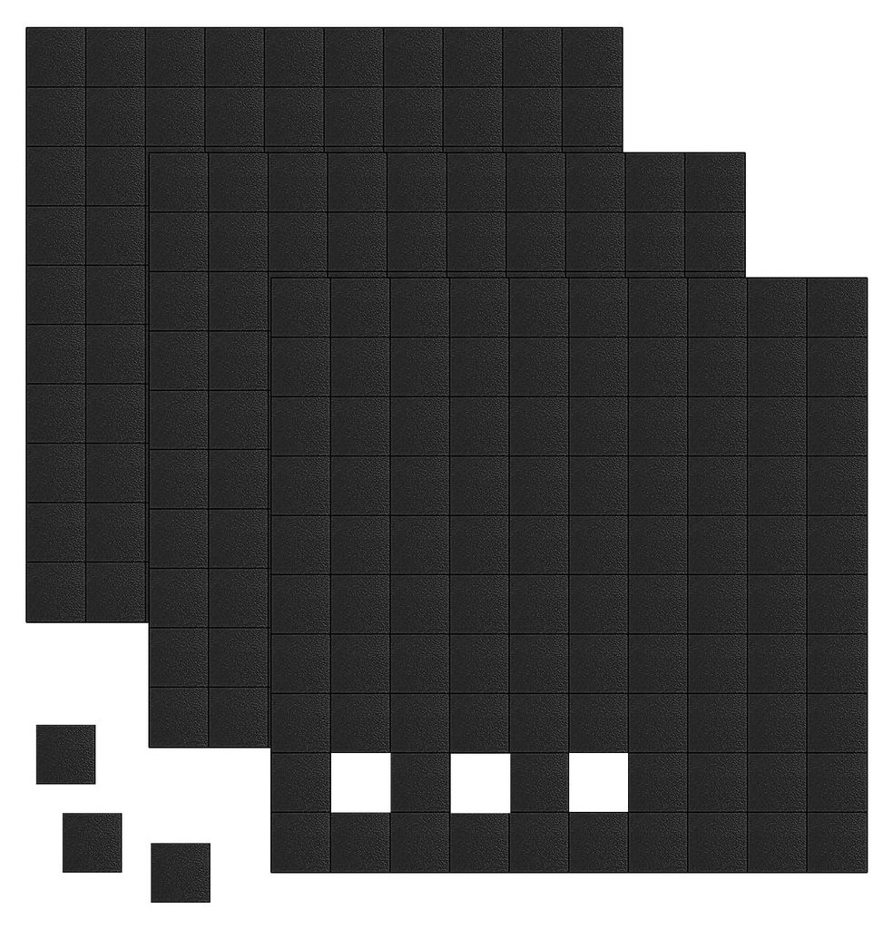 300 selbstklebende Magnetstreifen, 10 x 10 mm dicke Stabmagnete, flache Magnetstreifen, selbstklebende Magnete für Schule, Büro, Zuhause, Kühlsc...