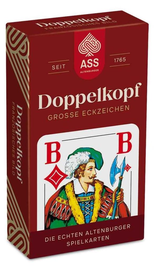 Doppelkopf große Eckzeichen französisches Bild NEU Produktbild 