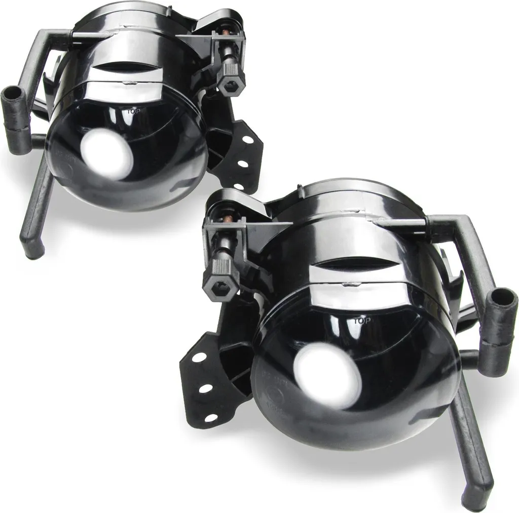 2x fari fendinebbia NSW vetro chiaro NERO + lampadine HB4 SET per BMW Serie 5 E60 E61