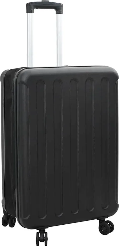 Valise cabine rigide Noir avec serrure 34x23x55,5 cm ABS robuste