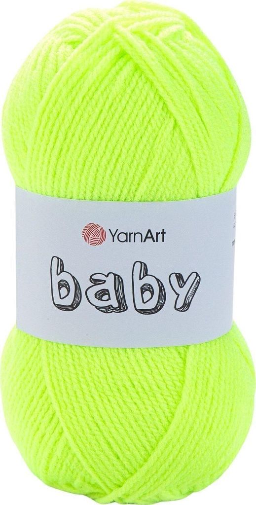 Yarn Art Baby 8232 Neon Green Strickgarn Produktbild 