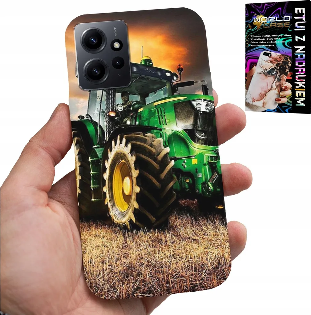 Custodia Antiurto Xiaomi Note 12 4G Trattore + Vetro Protezione Display