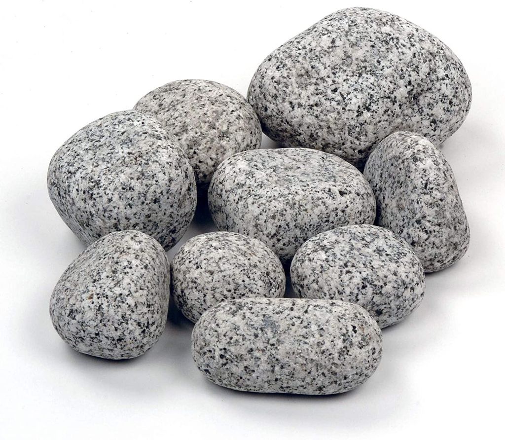 NWN Granitkies 30-60mm Gletscher grau, 2 x 15kg, Zierkies, Kies, Granit, Bodenabdeckung, Natursteine