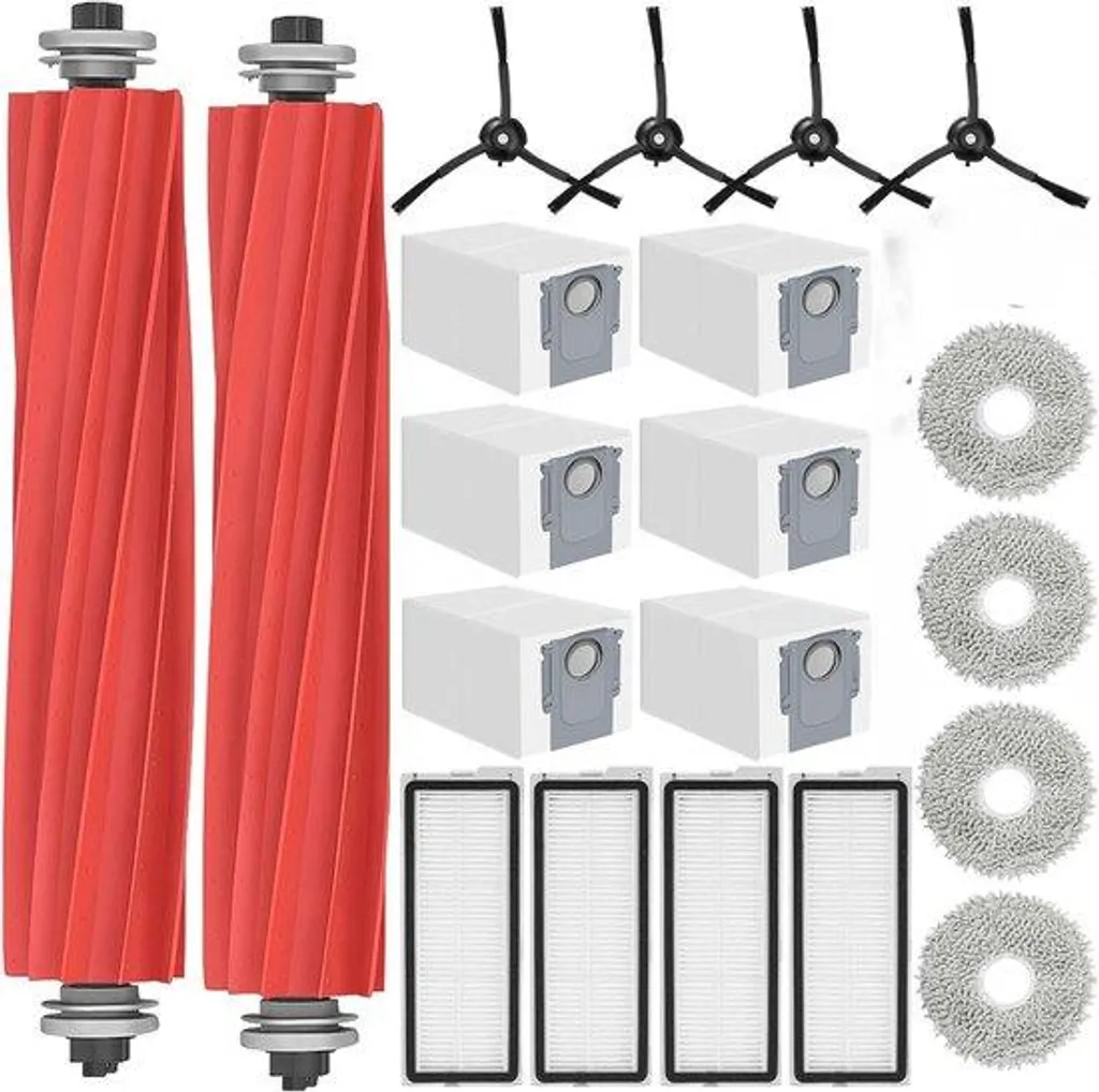 Lot de Pièces de Rechange pour Aspirateur Roborock Série Qrevo et P10