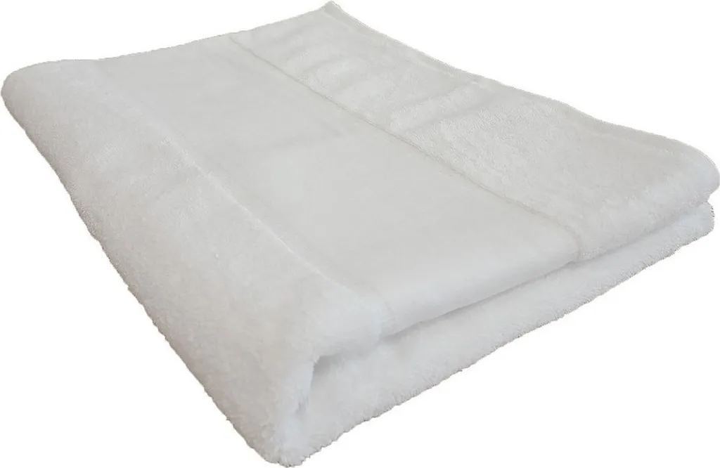 Drap de bain blanc en coton organique Towel City RW9696 ultra doux