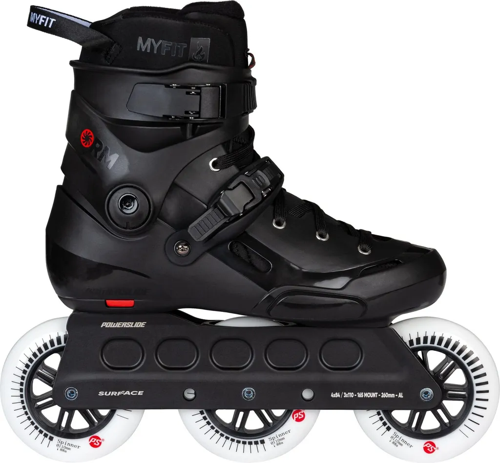 Patins à roulettes en ligne Powerslide Storm 110 Noir Taille 45-46