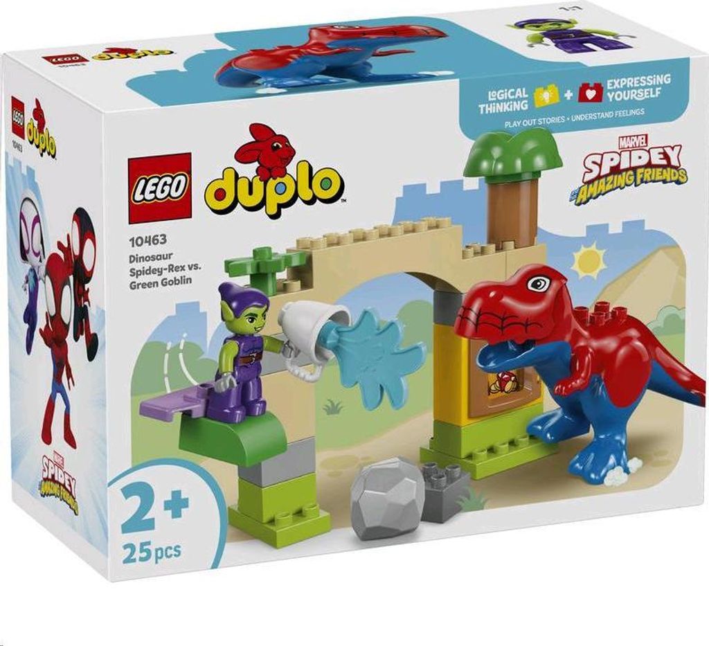 LEGO DUPLO Dinosaurus Spidey-Rex vs. Zelený goblin, Sada na Obrázek produktu 
