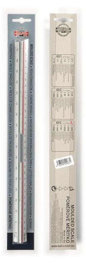 Maßstab - Kunststoff / Dreikantlineal " 603 Geodäsie " , 30 Produktbild 