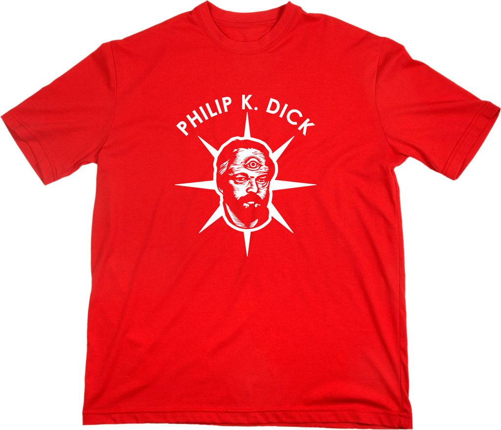Styletex23 T-Shirt Philip K Dick Fan rot, XL