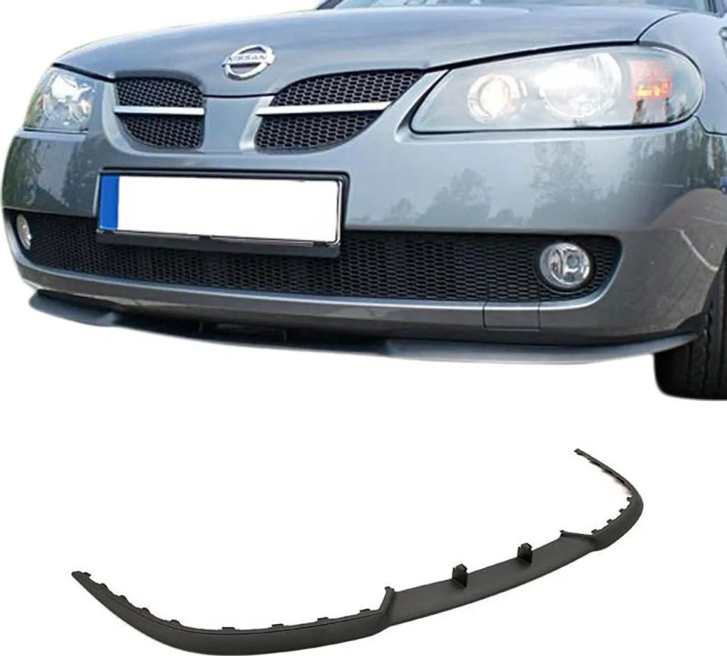 Spoiler Avant Almera 2 II en ABS Flexible - Protection et Look Sportif