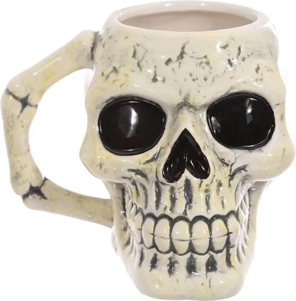 Becher in Schädelform 460 ml - Ein Geschenk für Fans des Produktbild 