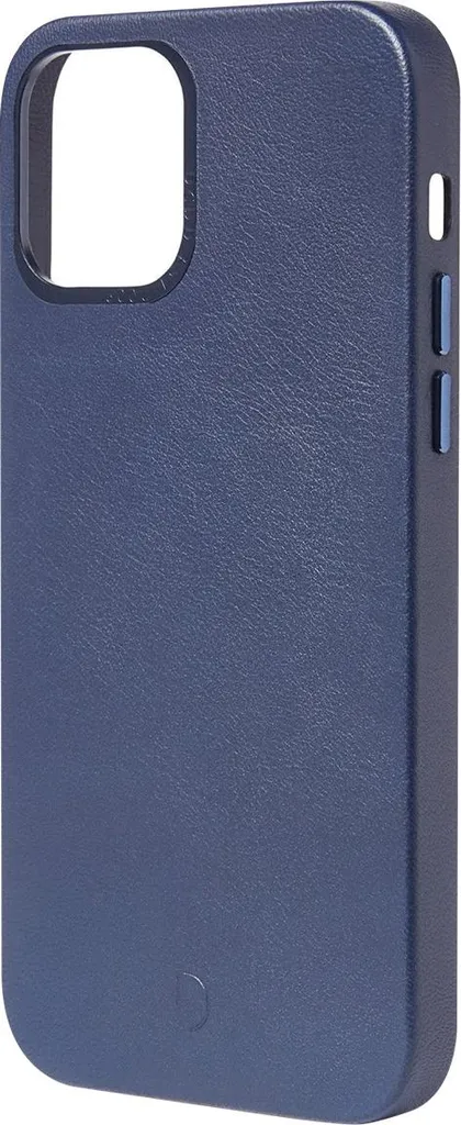 Coque de protection en cuir Decoded pour iPhone 12 Mini bleu nuit