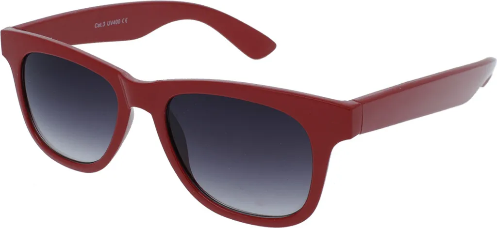 VeyRey Nerd Red | Occhiali da Sole Classici con Montatura Rossa