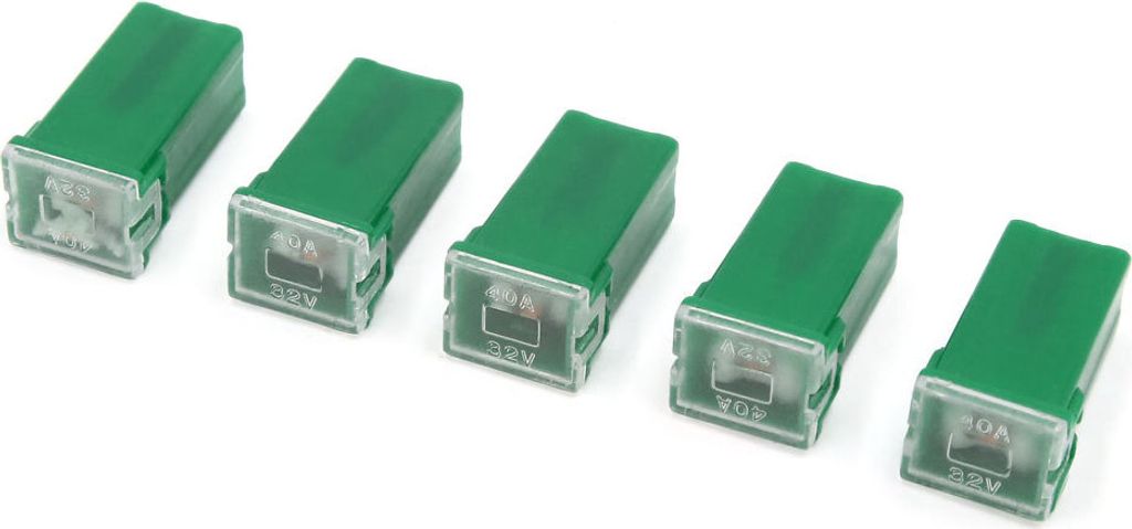 5Stk 40A Pazifik Pal Sicherung Buchse Plug-In Auto Link Blocksicherung Grün De
