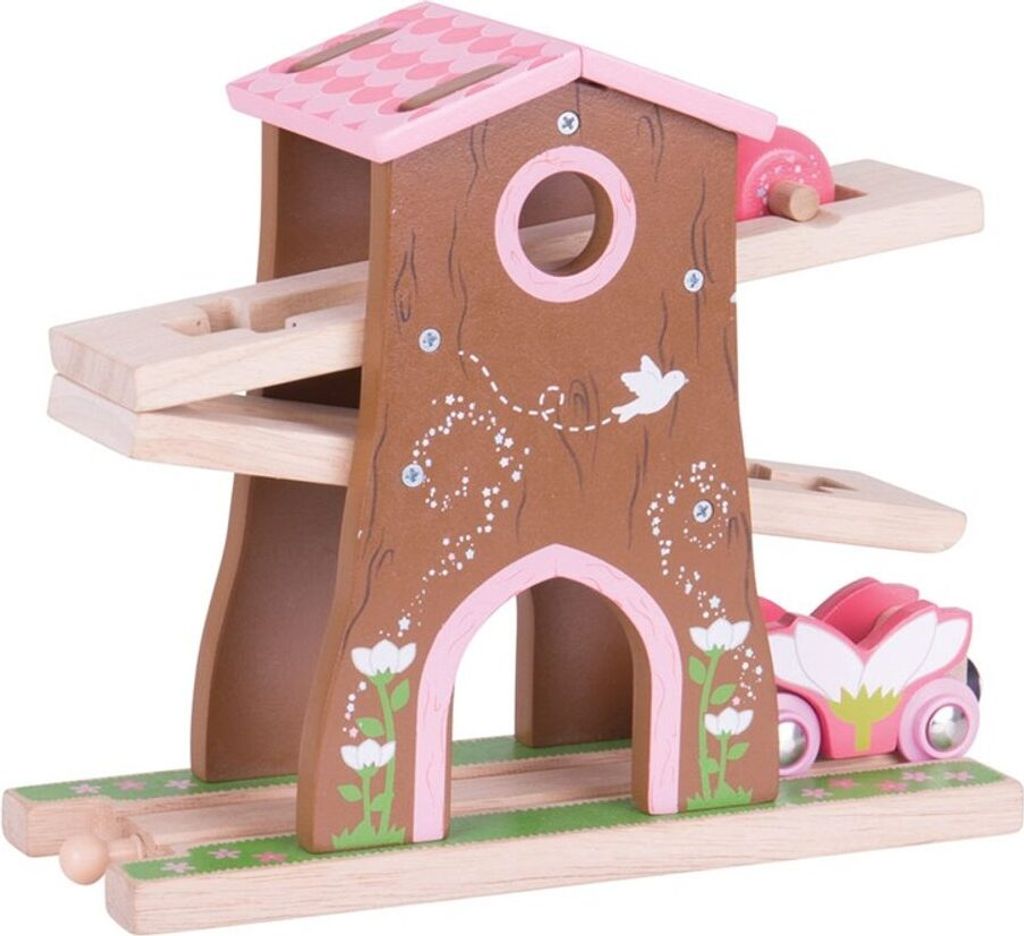 Bigjigs Rail Fairy Baumhaus mit Gleis Produktbild 