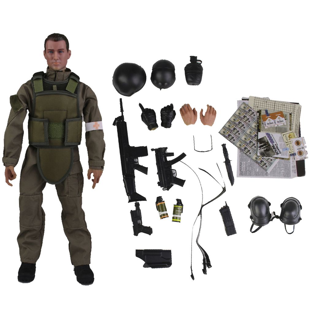 PVC Action Soldat Figur Militär Kampf Modell mit 30 Artikulation und 