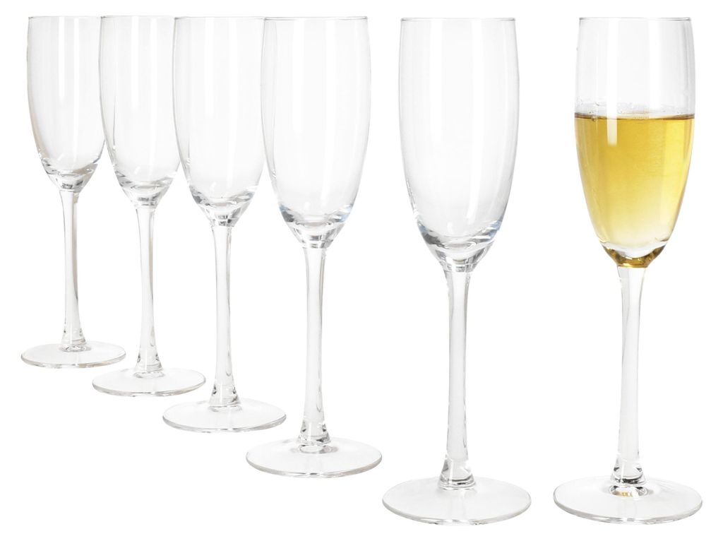 6x Grande Royal Sektgläser 120ml Champagner-Glas klare Produktbild 