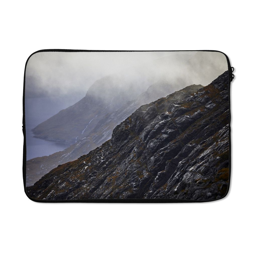 MuchoWow Laptop Hülle 13 Zoll Rostwand aus Schottland Laptoptasche - Laptophülle - Sleeve - Rundumschutz