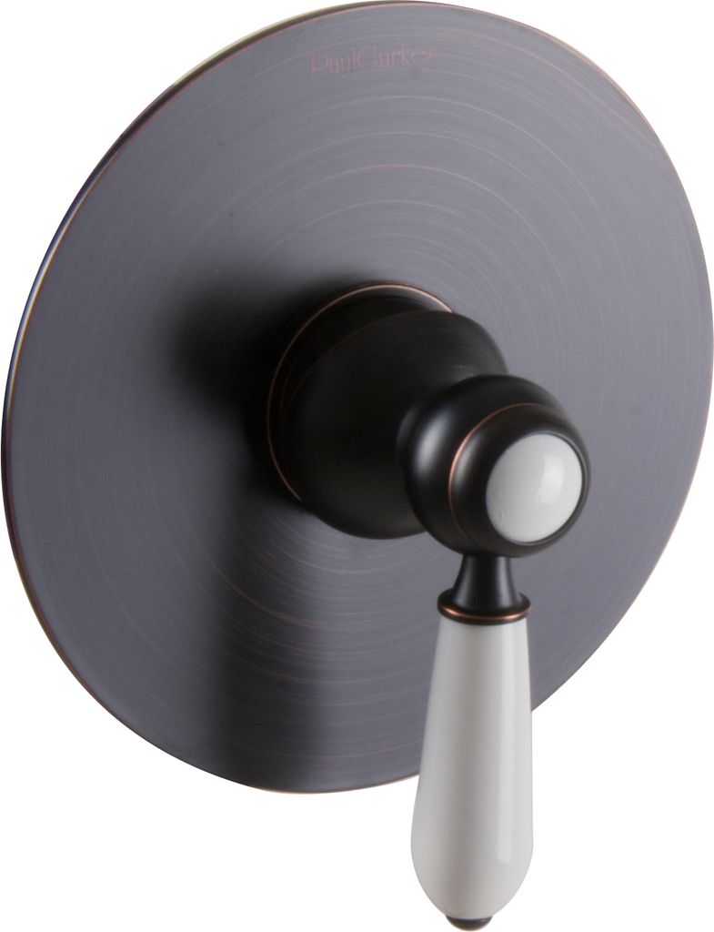 PaulGurkes Unterputz-Armatur Einhandmischer Schwarz Nostalgie Retro Mischbatterie