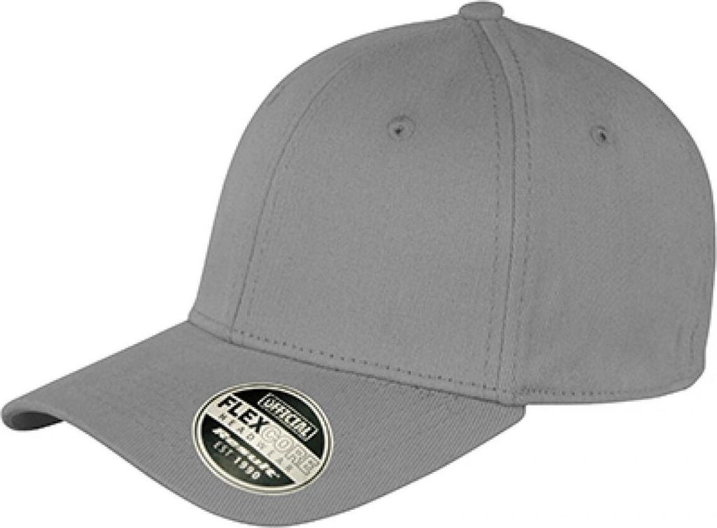 Result Headwear RC085X | Kansas Flex Cap / 6-Panel-Cap - Farbe: Cool Grey - Größe: L/XL