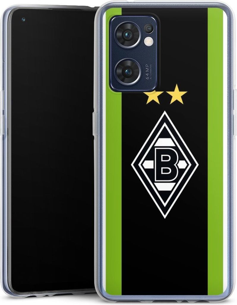 DeinDesign Handyhülle für Oppo Find X5 Lite Silikon Hülle Case Smartphone Schutzhülle Borussia Mönchengladbach Gladbach Logo