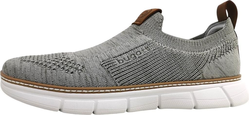 Bugatti Herrenschuhe Slipper Grau Freizeit, Schuhgröße:42 EU