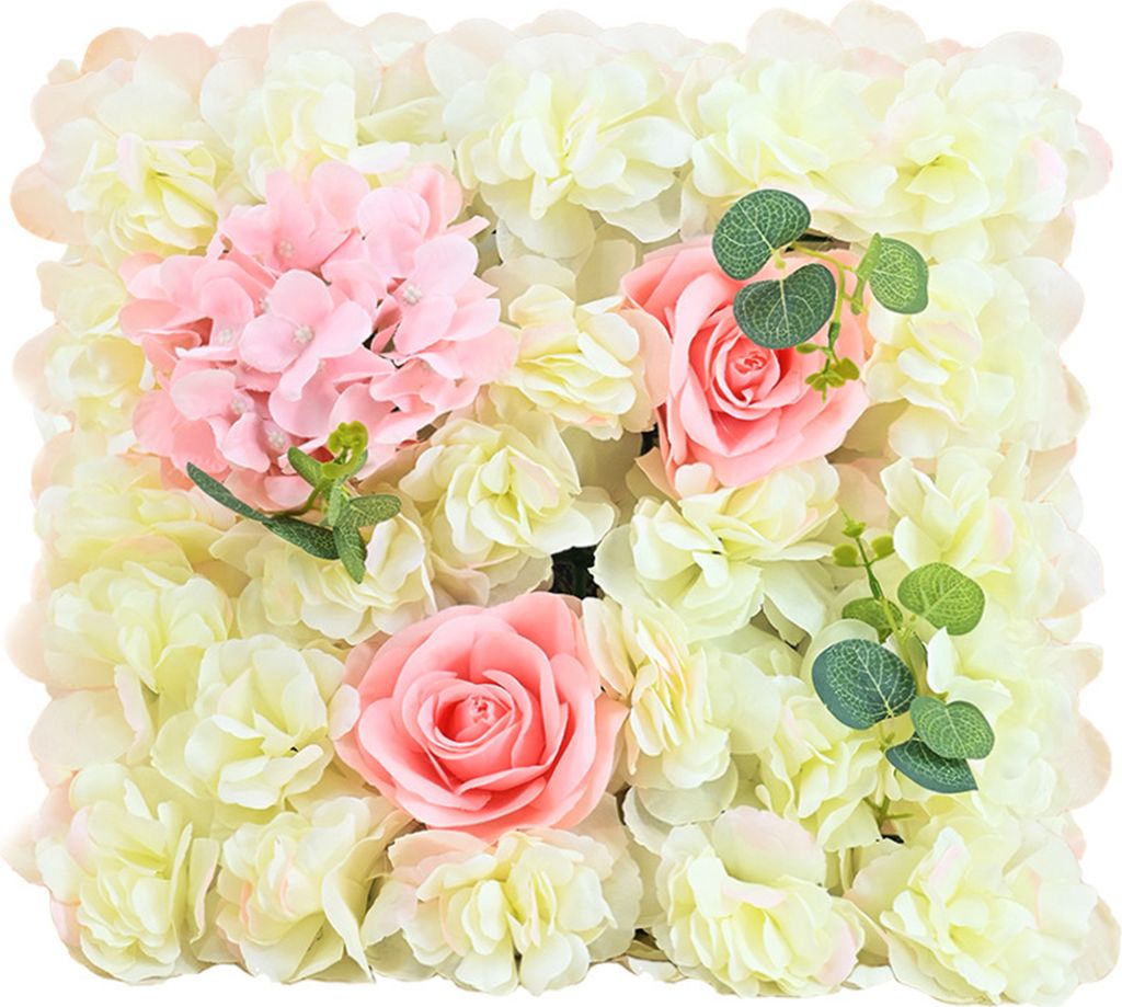 Künstliche Rose Blume Wand Panel Hochzeit Braut Baby Shower Party DIY Platz 3D Floral Wand Hintergrund Dekoration Fotografie Prop