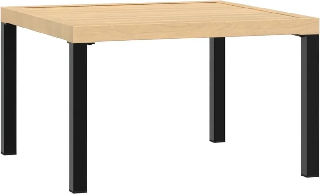 Tavolino da Giardino vidaXL in Alluminio Nero | Stile e Relax 65x65 cm