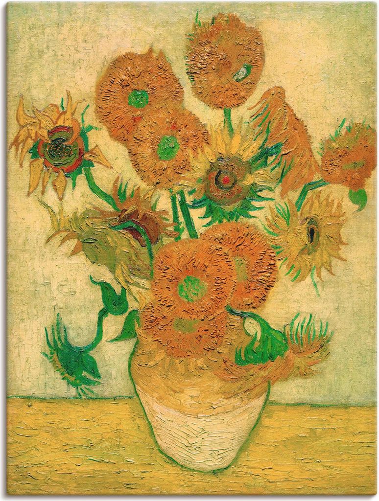 ARTland Leinwandbild Sonnenblumen Größe: 45x60 cm