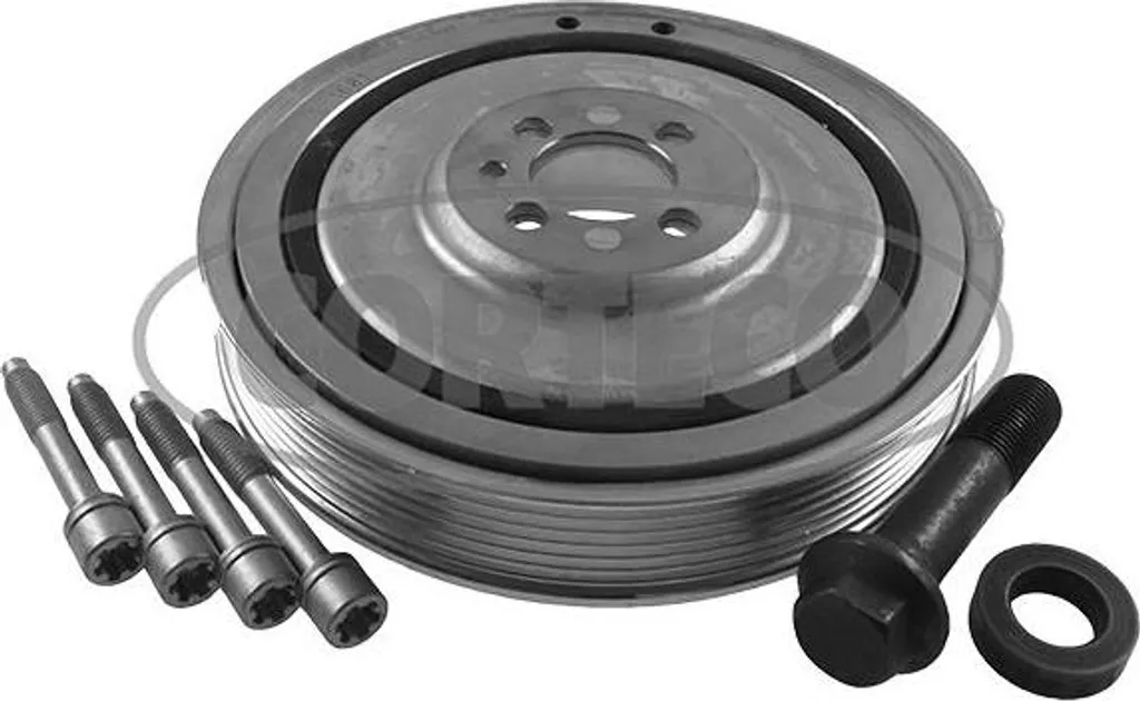 Jeu de poulies Corteco 80004910 anti-vibrations pour Fiat Bravo et Punto