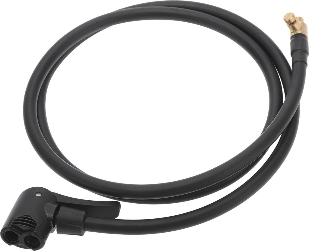 Reifenfüller-Verlängerungsschlauch 130 cm M8x0.8 für Auto Motorrad Fahrrad Luftpumpe Verlängerungsschlauch Adapter Reifenventil Gummi Schwarz L...