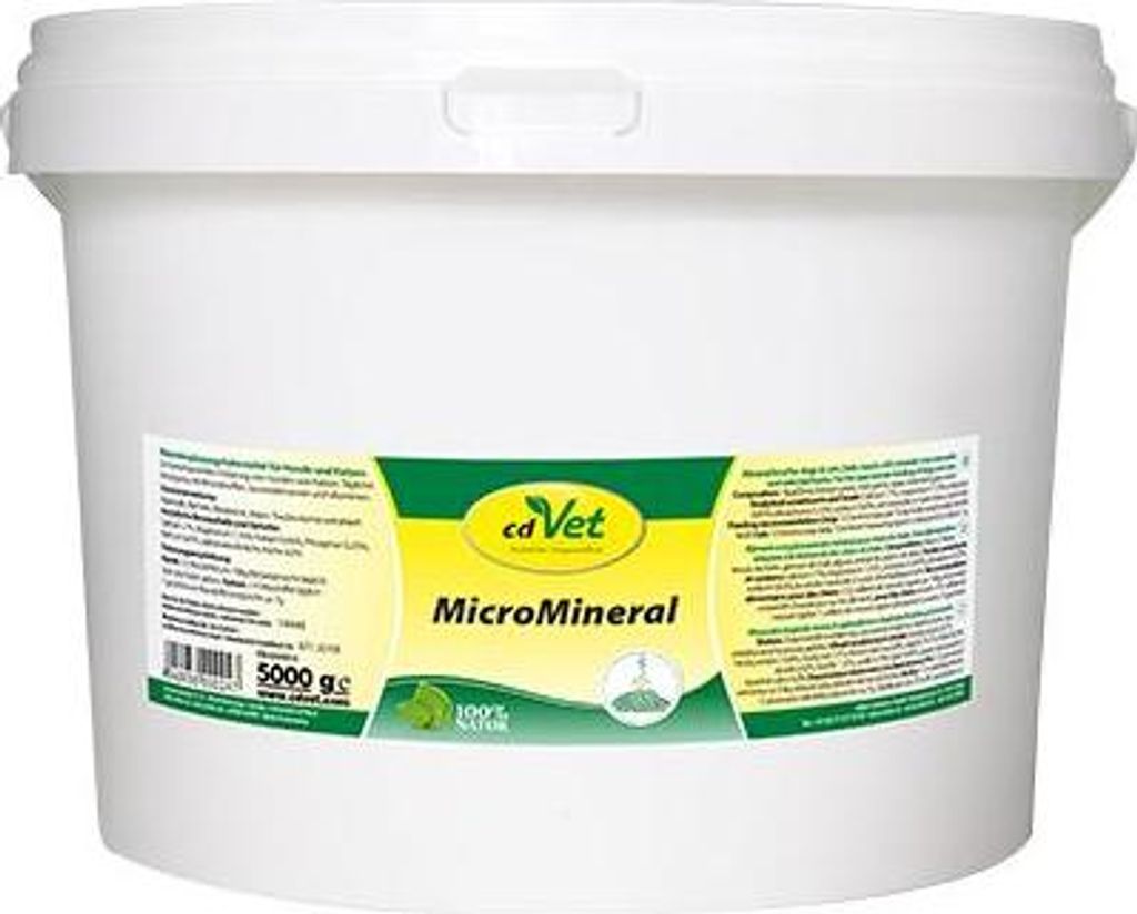 Cdvet MicroMineral Hund Katze 5 kg - 5 Kilogramm