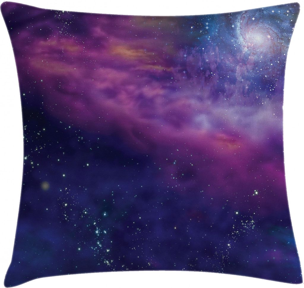 ABAKUHAUS Weltraum Kissenbezug, Galaxie-Nebelfleck-Stern, Waschbar mit Reißverschluss Kissenhülle mit Farbfesten Klaren Farben Beidseitiger Druck...