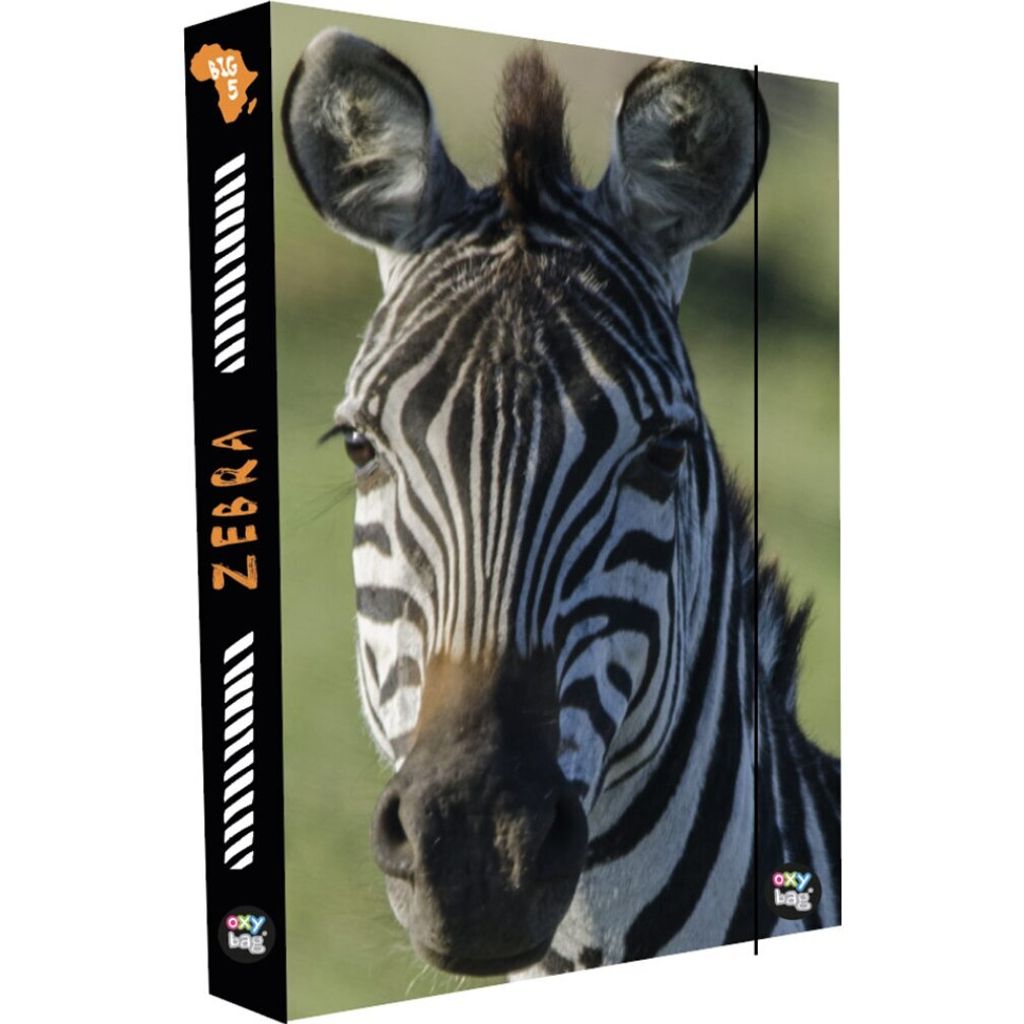 OXYBAG A4 Jumbo Zebra Notizbuchbox