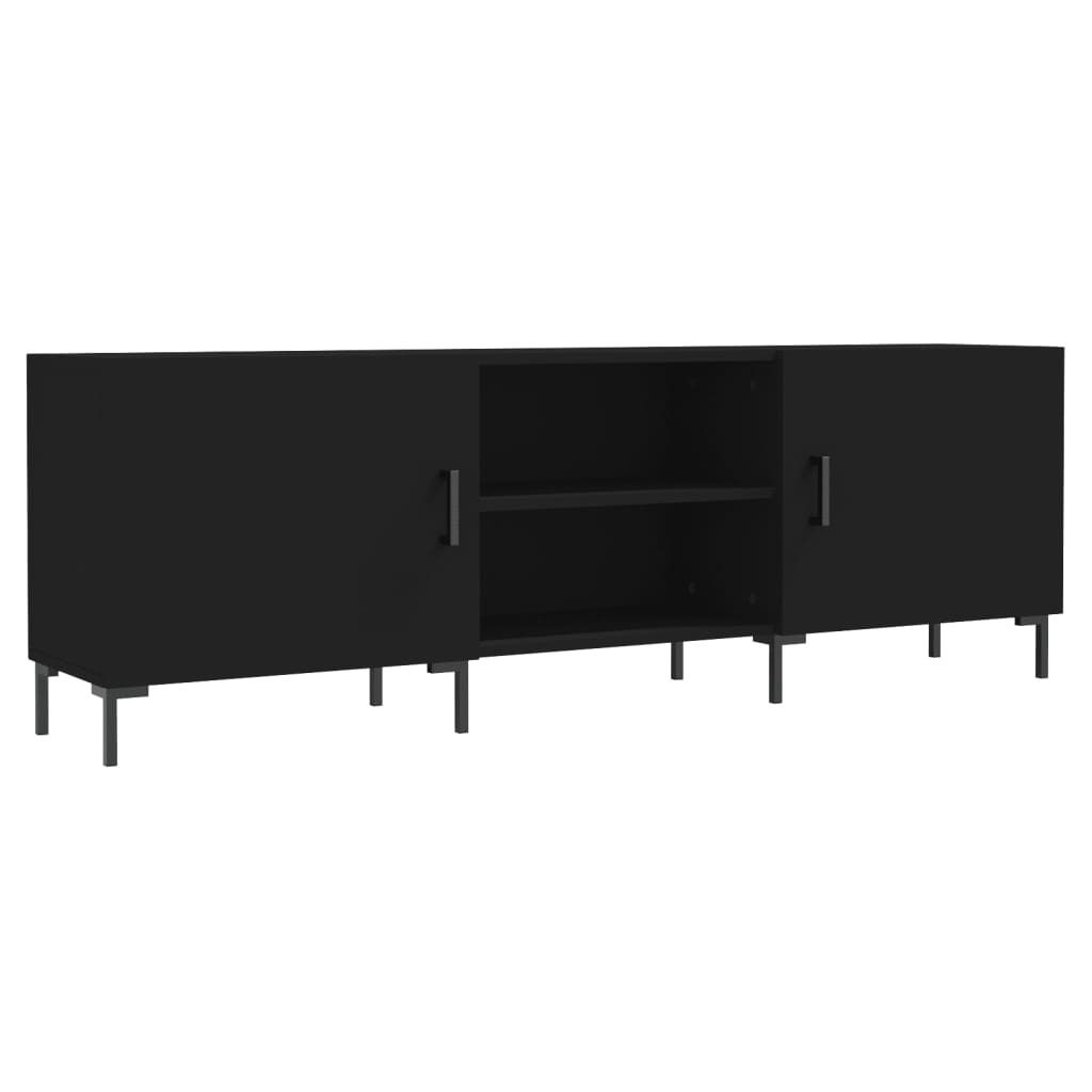"Winter Sale"TV-Schrank Schwarz 150x30x50 cm Holzwerkstoff - TV-Schränke - clorisNeu9746960