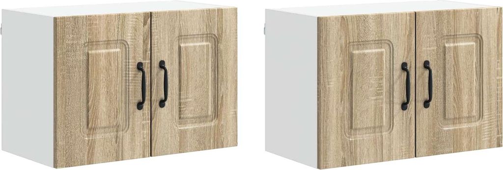 Geschirrspülerfront Kalmar 2 pcs Sonoma-Eiche 60 x 31 x 40 cm