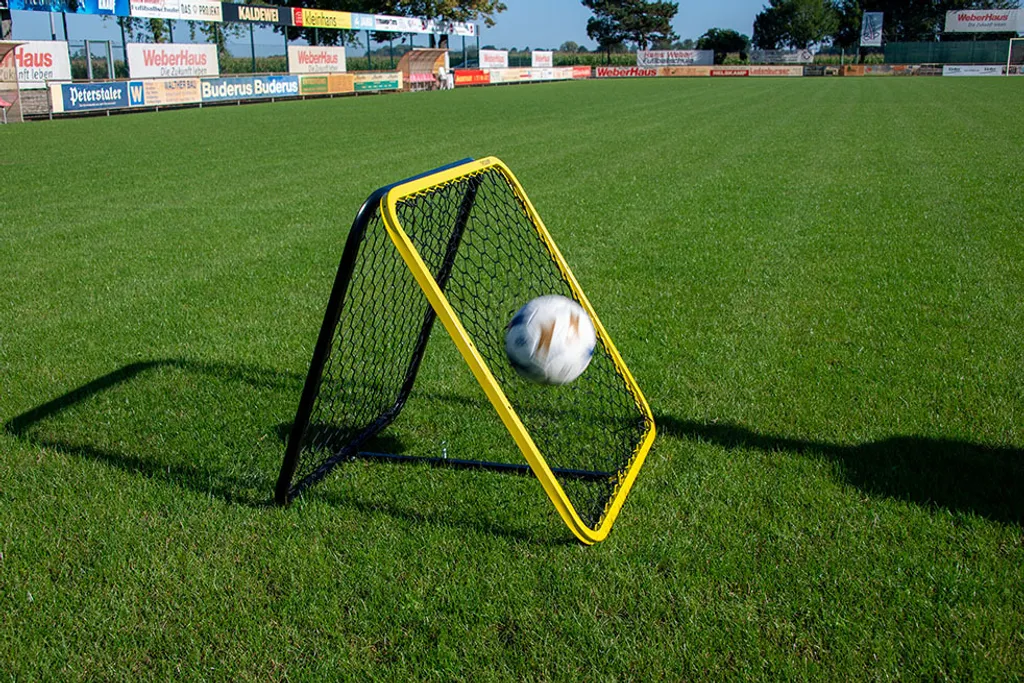 Rebounder Foot Double Face 90x90cm - Filet de Rebond à Angle Réglable
