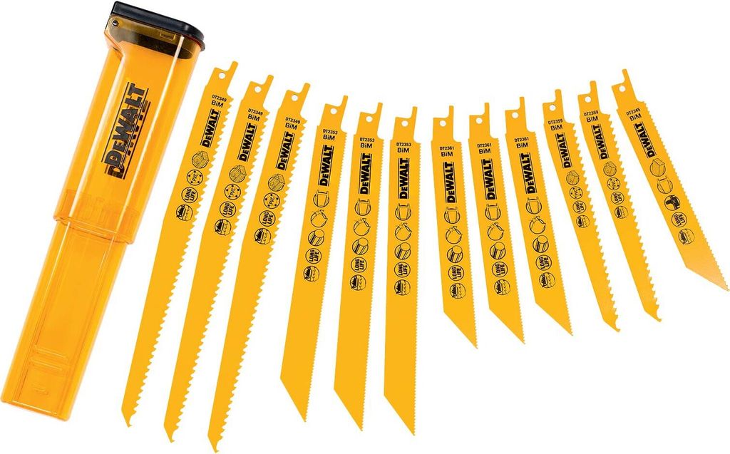 DEWALT Saebelsaegeblaetter BIM, Set 12-tlg. Zdjęcie produktu 