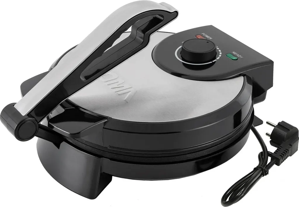 Pressa Elettrica BM-926 per Piadine e Naan - 1200W Antiaderente Nera