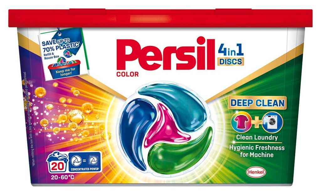 Persil Discs Color Waschmittel-Kapseln 4in1, 20 Stück