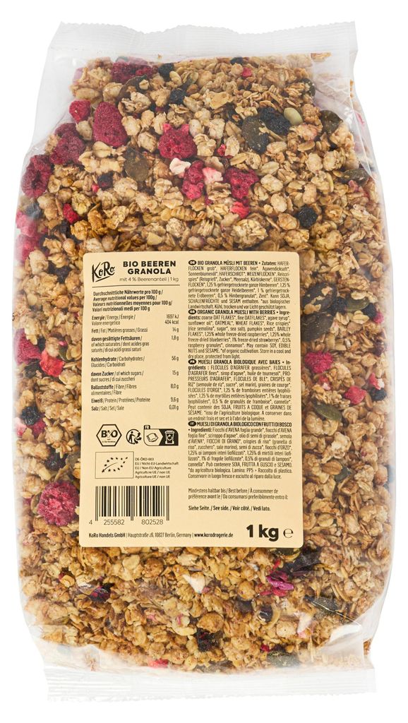KoRo I Crunchy Beeren Granola 1 kg