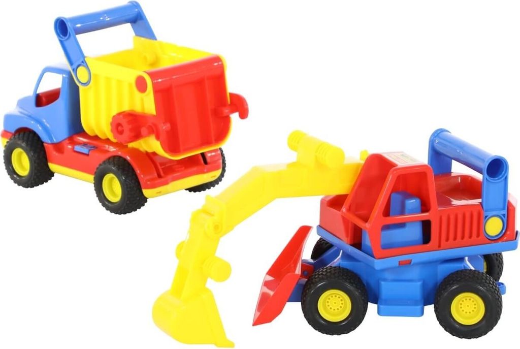 Polesie Auto ConsTruck sklápěčka + bager Obrázok produktu 10