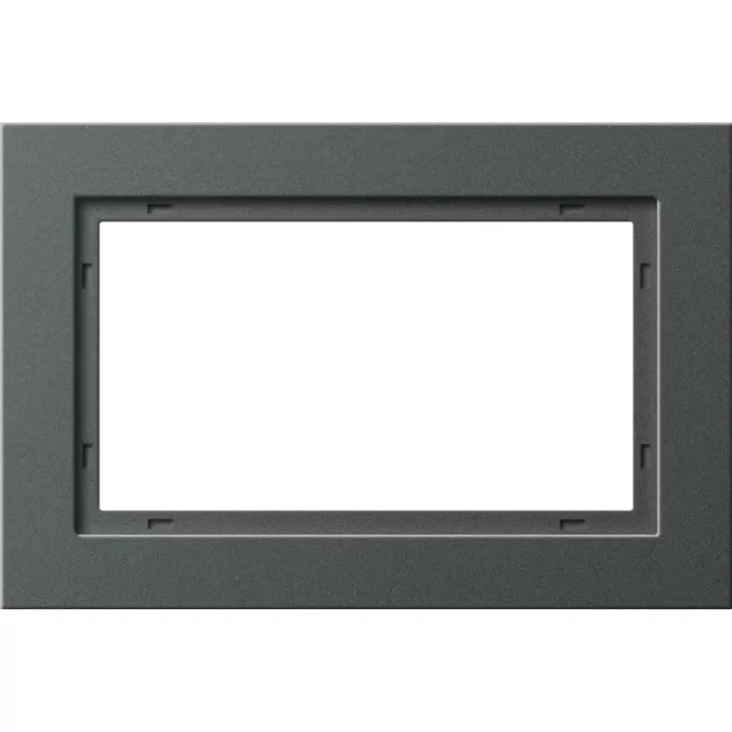 Plaque de finition Gira E2 Anthracite 1,5 poste 100123 pour appareillage