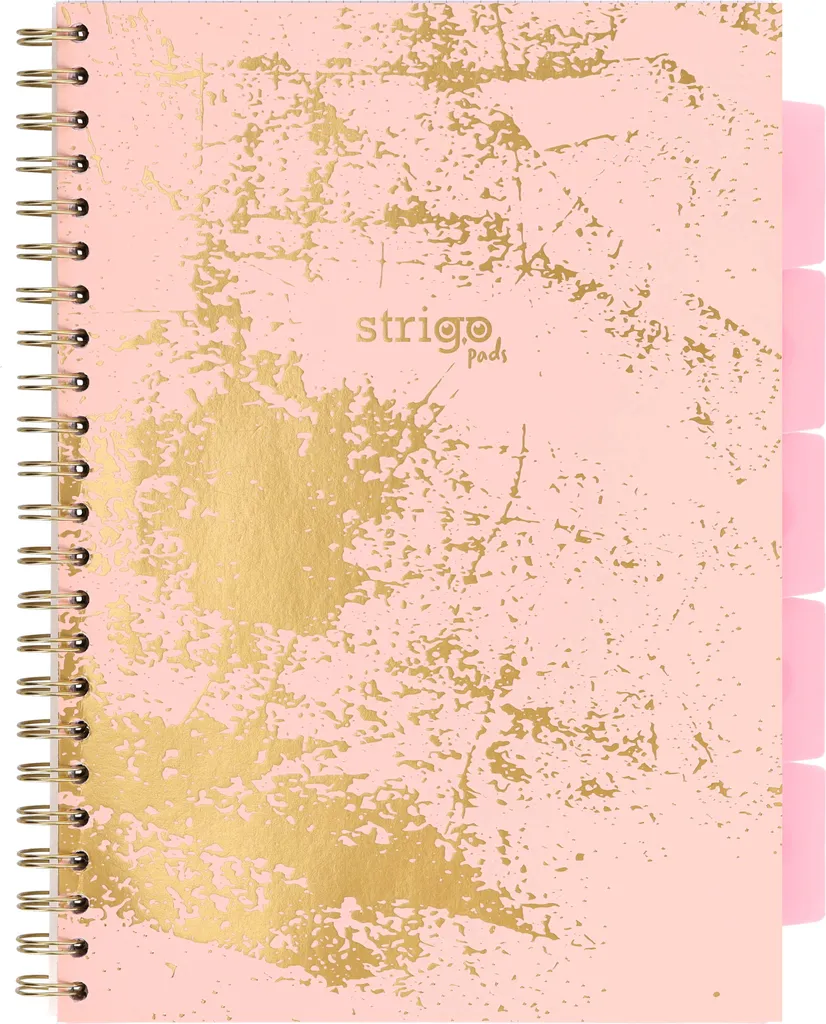 Quadernone A4 Marmo Rosa 100 Pagine Quadretti | Ideale per la Scuola