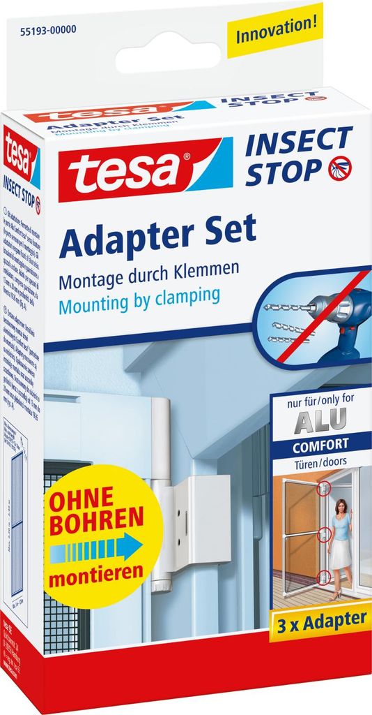 tesa Fliegengitter Adapter für Alu Insektenschutz FALT Produktbild 