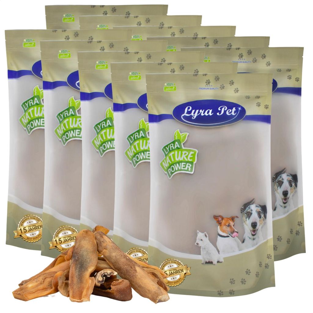 10 kg Lyra Pet® Rinderkopfhaut goldbraun, dunkel Produktbild 